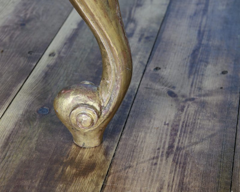 William IV Grand Scale Parcel Gilt Foot Stool - Image 4