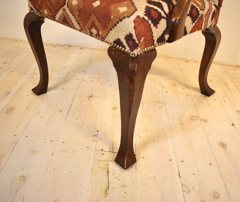 Walnut Open Armchair - Image 3