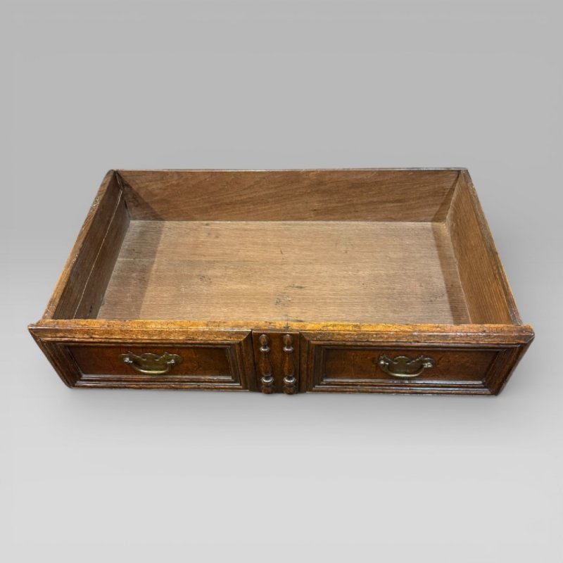 Antique 17th Century Oak Jacobean Chest Of Drawers - Image 10