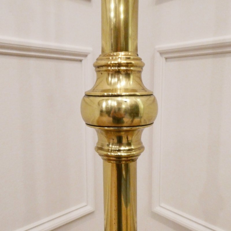 Art Nouveau Brass Floor Lamp - Image 8