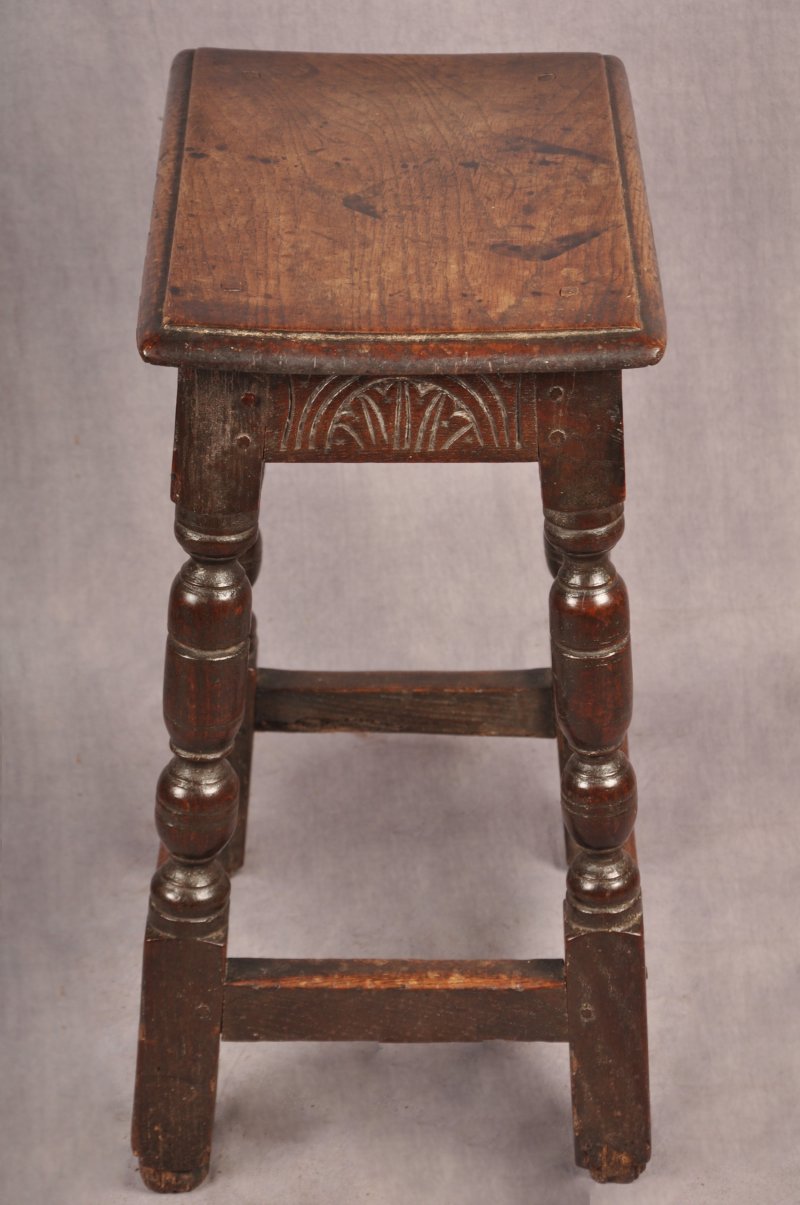 17th Century Oak Joint Stool - Image 6