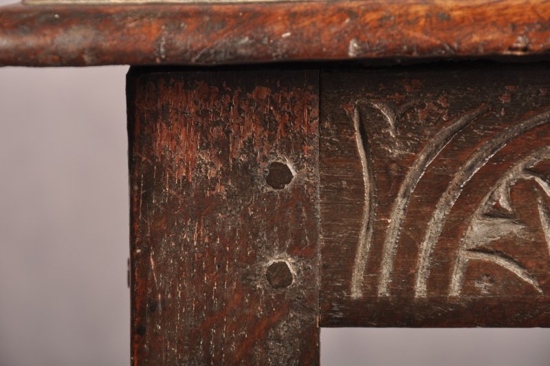17th Century Oak Joint Stool - Image 7