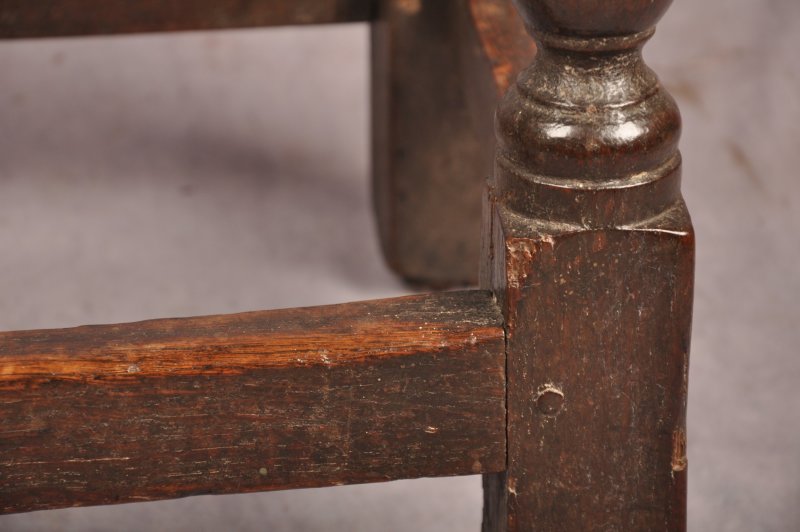 17th Century Oak Joint Stool - Image 9