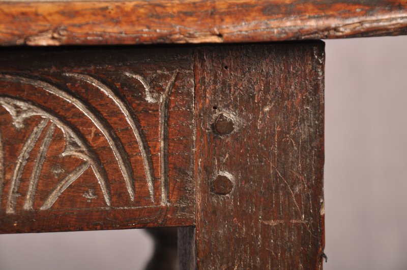 17th Century Oak Joint Stool - Image 8