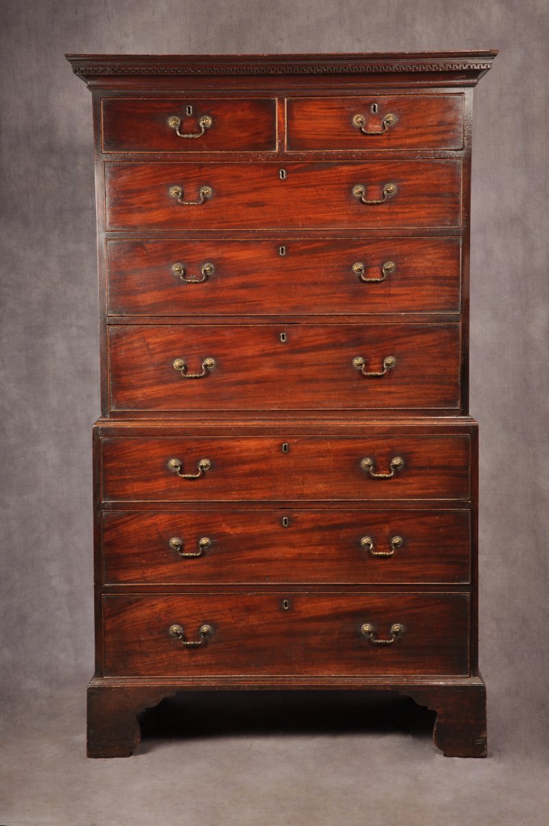 18th Century Mahogany Tallboy
