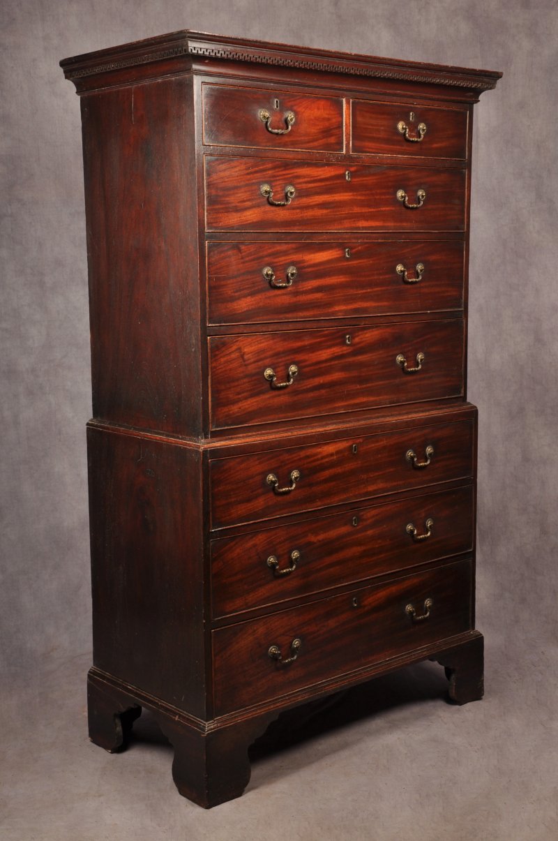 18th Century Mahogany Tallboy - Image 7