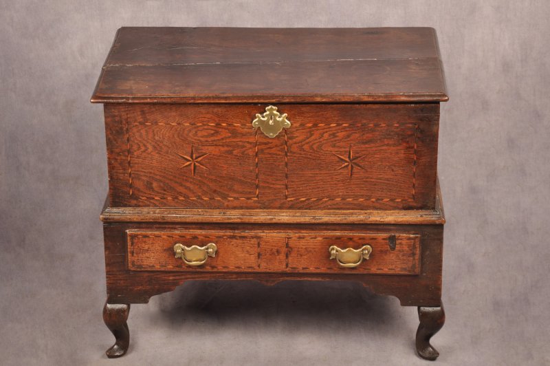 Early 18th Century Oak Coffer Bach