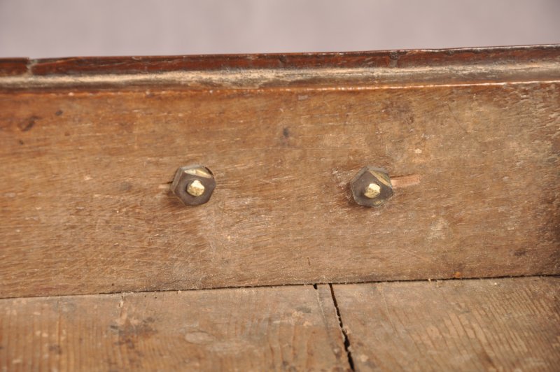Early 18th Century Oak Coffer Bach - Image 9