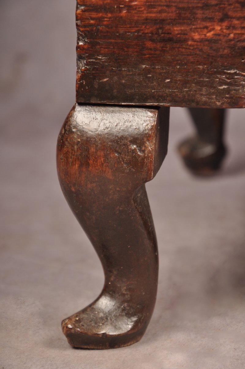 Early 18th Century Oak Coffer Bach - Image 8