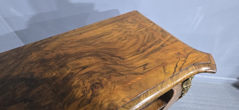 Top Quality English Walnut Open Library Bookcase