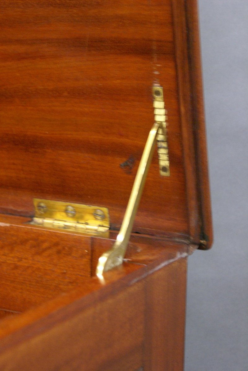 An Unusual George III Mahogany Chest Of Drawers