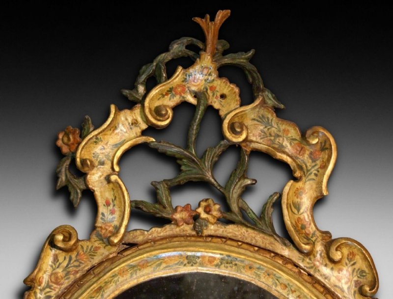 A Rare 18th Century Venetian Mirror