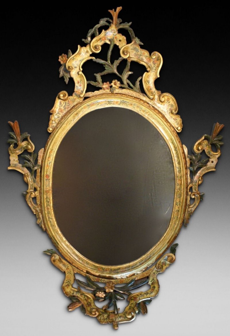 A Rare 18th Century Venetian Mirror