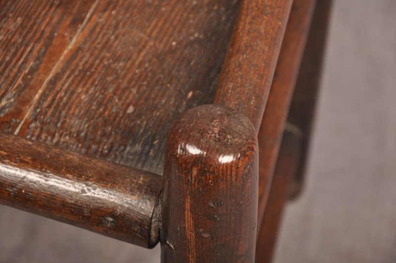 A Near Pair Of 17th Century Ash Turners Chairs - Image 3