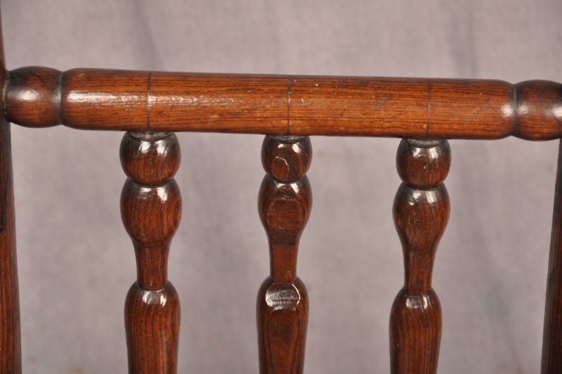 A Near Pair Of 17th Century Ash Turners Chairs - Image 5