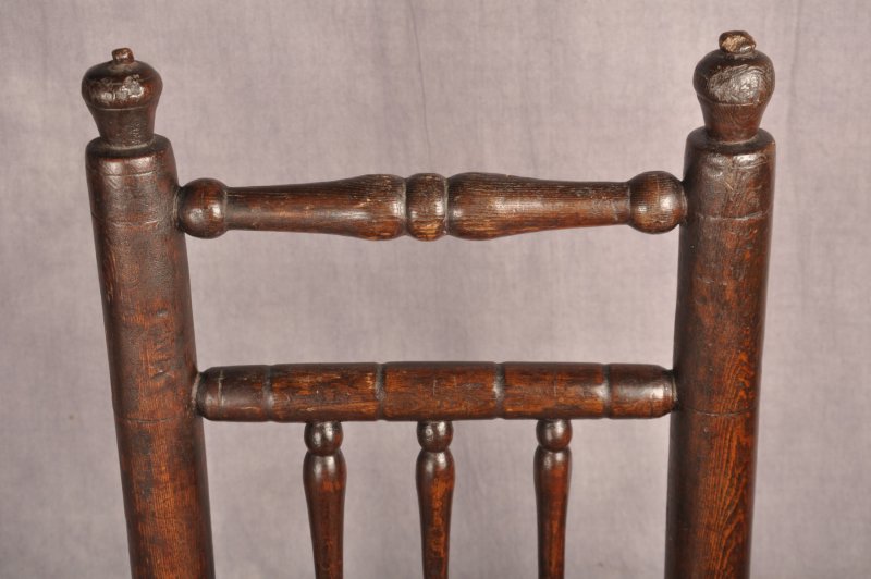 A Near Pair Of 17th Century Ash Turners Chairs - Image 12