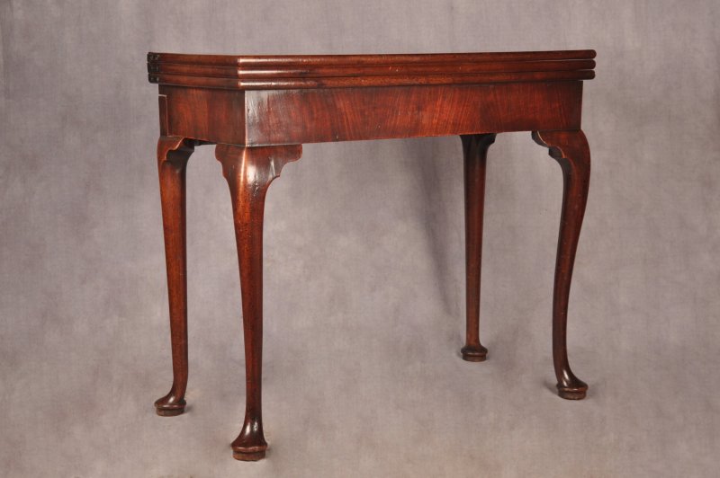 Fine 18th Century Mahogany Triple Top Card Table