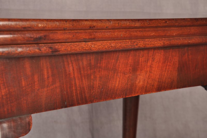 Fine 18th Century Mahogany Triple Top Card Table