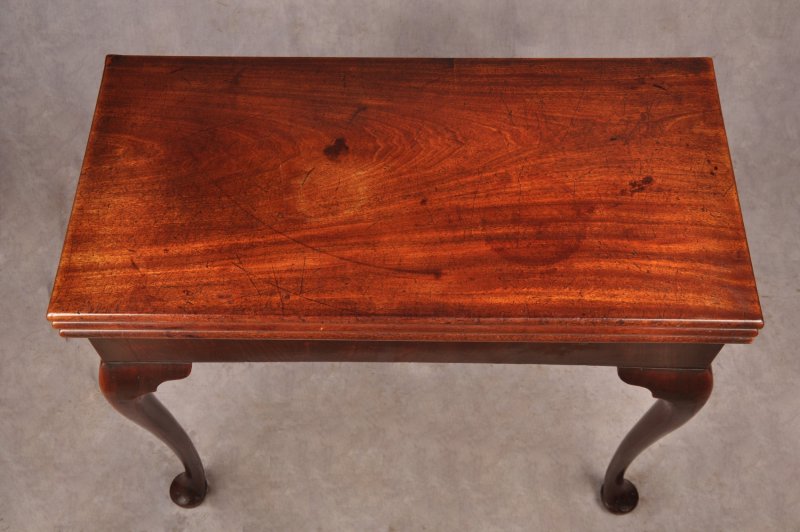 Fine 18th Century Mahogany Triple Top Card Table