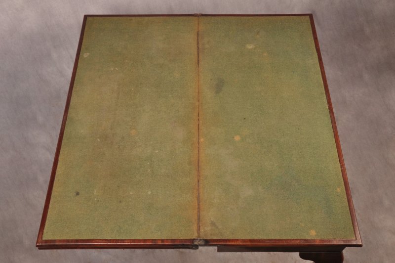 Fine 18th Century Mahogany Triple Top Card Table
