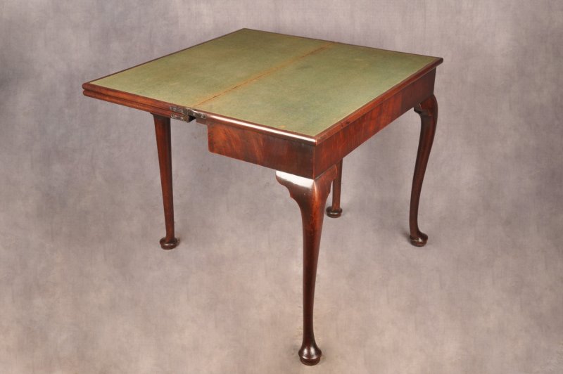 Fine 18th Century Mahogany Triple Top Card Table