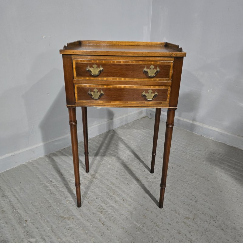 Very Pretty Two Drawer Side Table