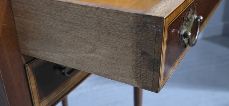 Very Pretty Two Drawer Side Table - Image 4