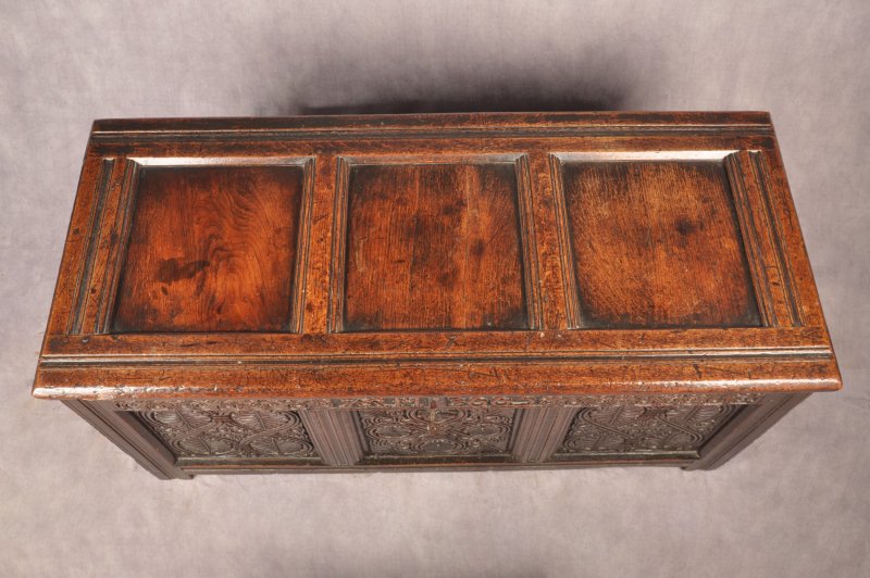 17th Century Lakeland Oak Coffer