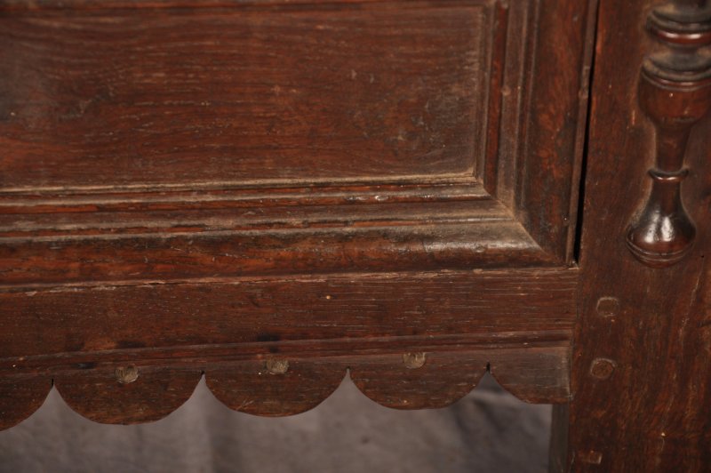 Rare 17th Century Oak Chest Of Drawers