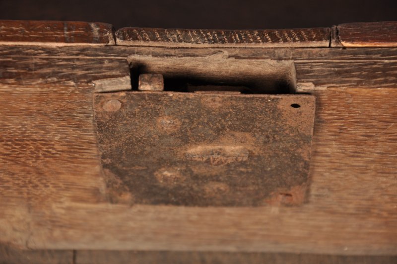 Rare 17th Century Oak Chest Of Drawers