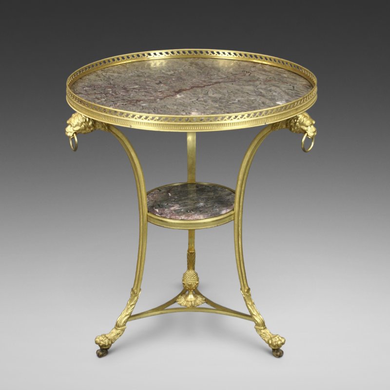 An Exceptional French Ormolu Guéridon