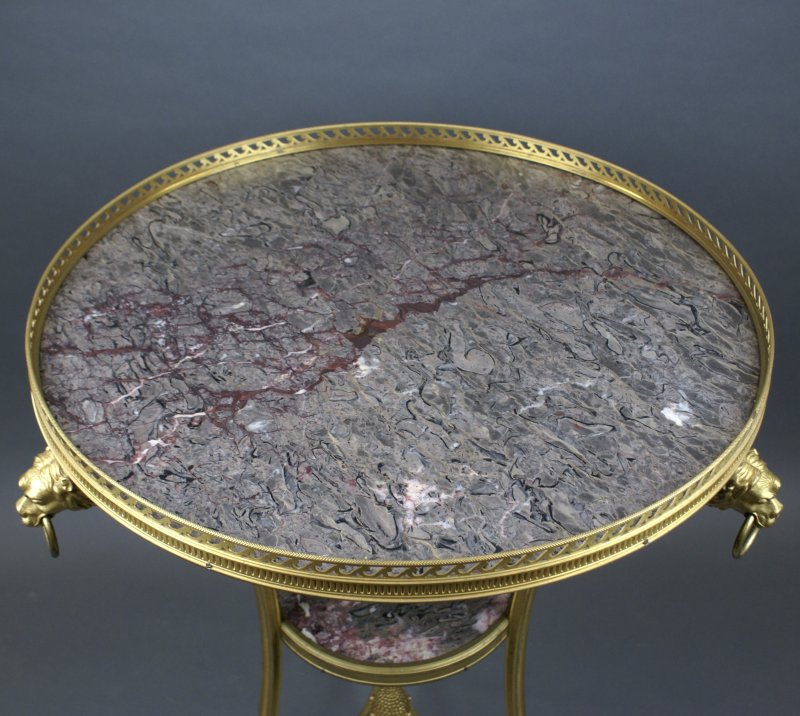 An Exceptional French Ormolu Guéridon