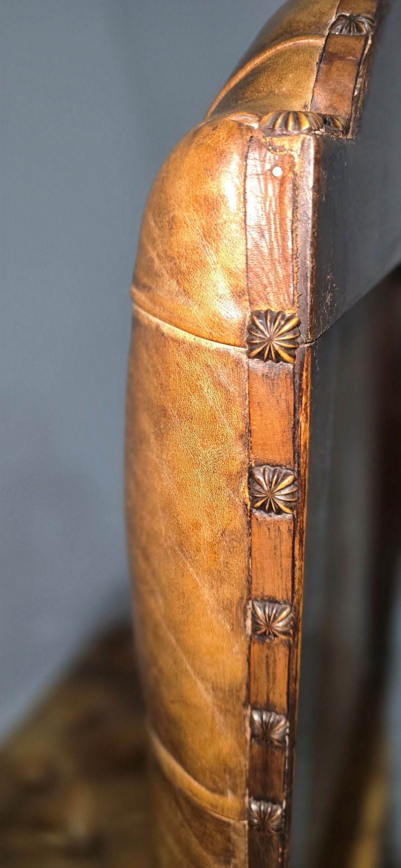 William and Mary Walnut Library Chair