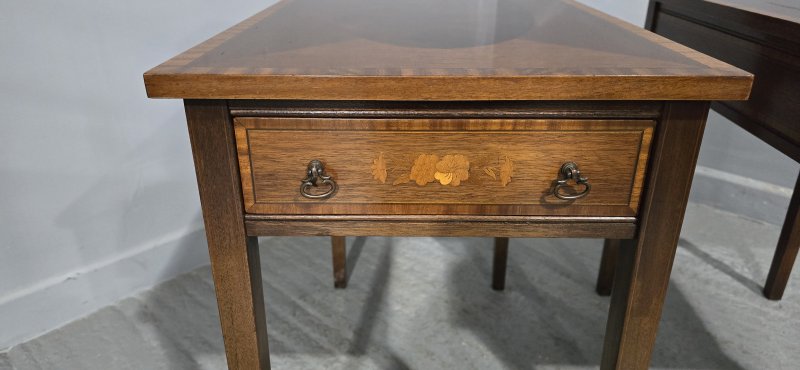 Fine Pair Mahogany Lamp Tables - Image 11