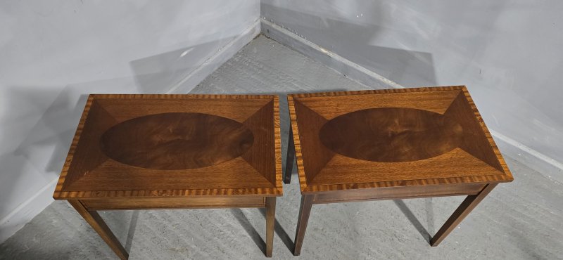 Fine Pair Mahogany Lamp Tables - Image 3