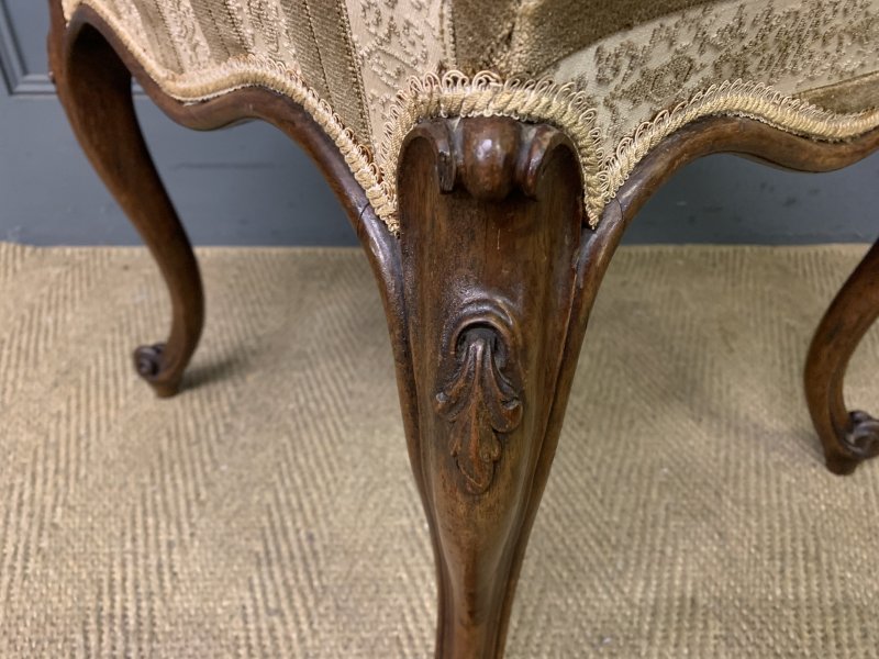 Pair of Victorian Cabriole Leg Stools - Image 10