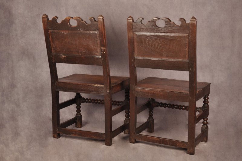Pair Of 17th Century Lancashire Chairs - Image 9