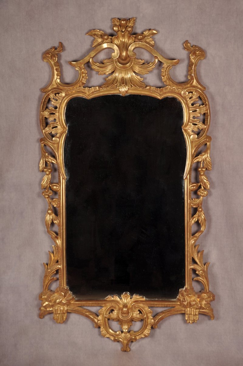 Late 19th Century Giltwood Mirror