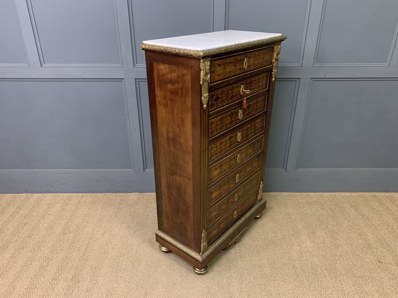 19th Century French Secretaire Abattant - Image 20