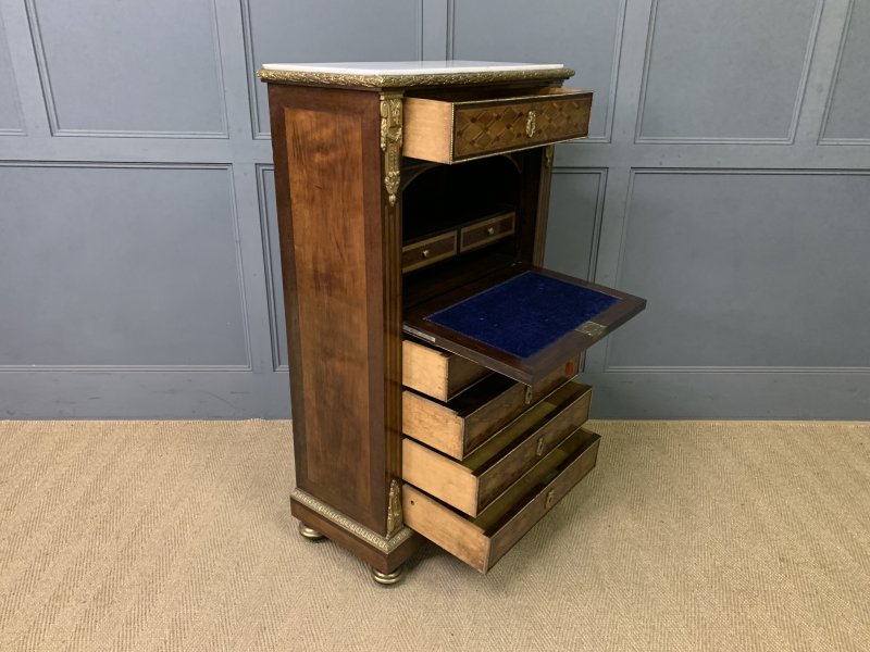 19th Century French Secretaire Abattant - Image 17