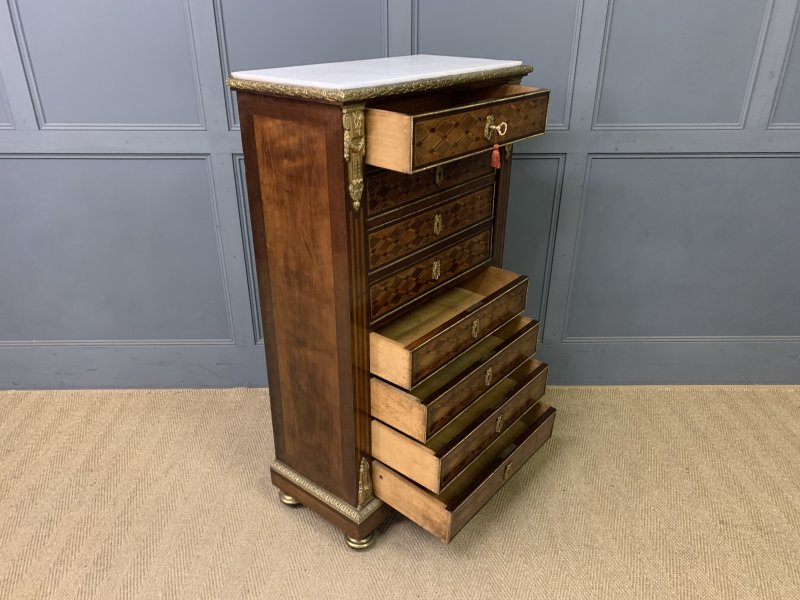 19th Century French Secretaire Abattant - Image 21