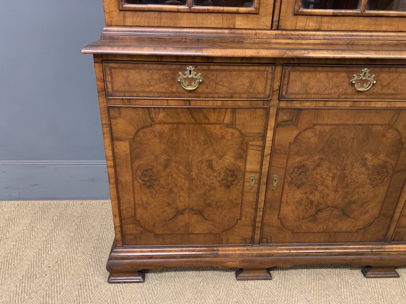 Waring & Gillow Burr Walnut Bookcase - Image 20