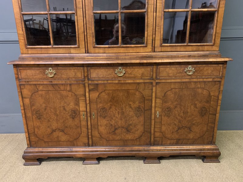 Waring & Gillow Burr Walnut Bookcase - Image 25