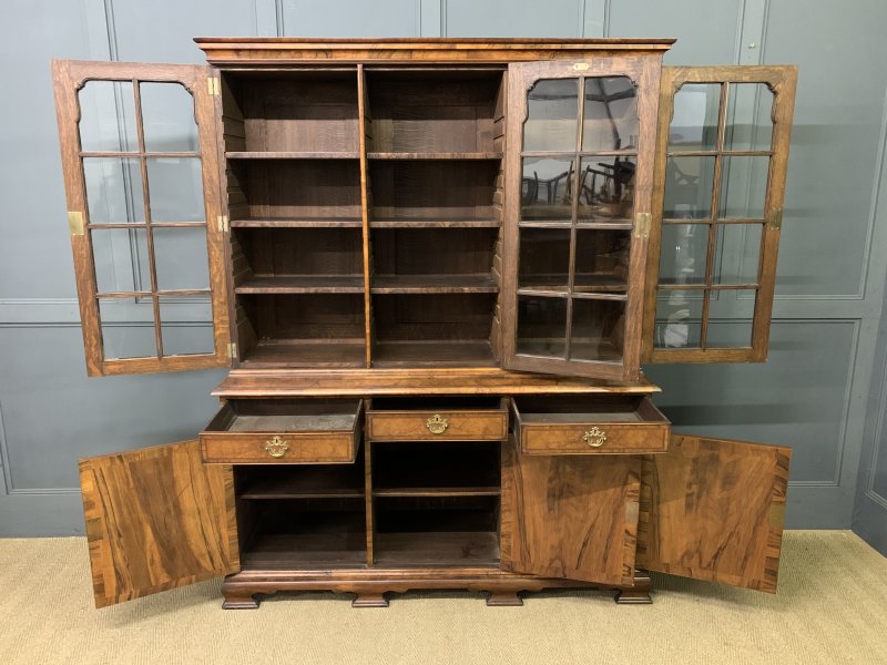 Waring & Gillow Burr Walnut Bookcase - Image 5
