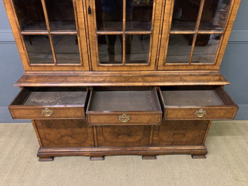 Waring & Gillow Burr Walnut Bookcase - Image 26
