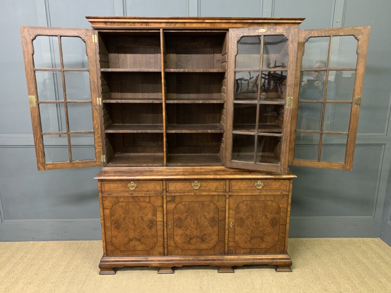 Waring & Gillow Burr Walnut Bookcase - Image 17