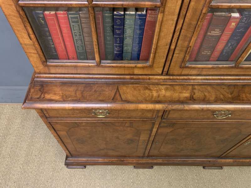 Waring & Gillow Burr Walnut Bookcase - Image 3