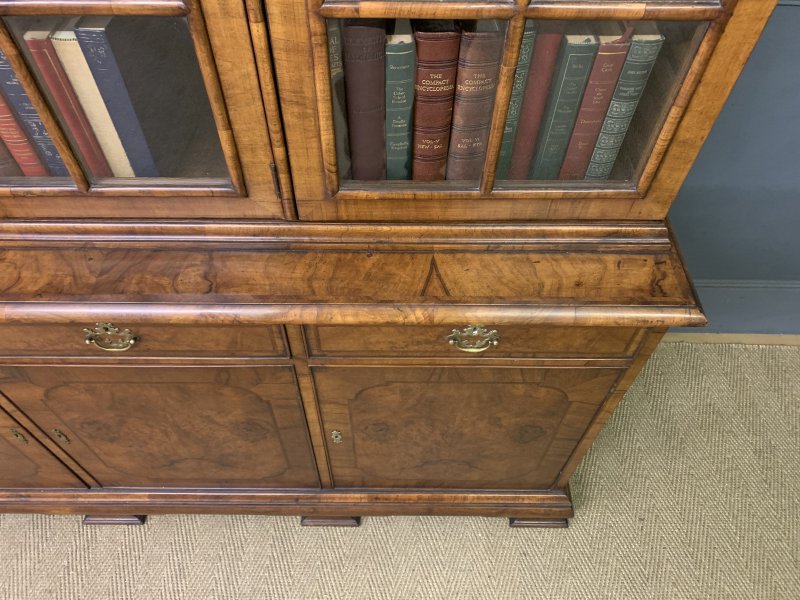 Waring & Gillow Burr Walnut Bookcase - Image 4