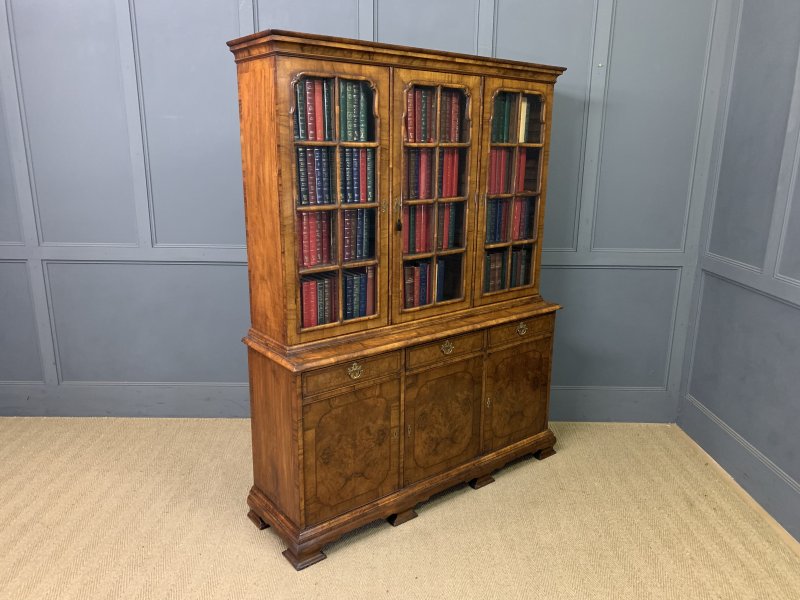 Waring & Gillow Burr Walnut Bookcase - Image 19