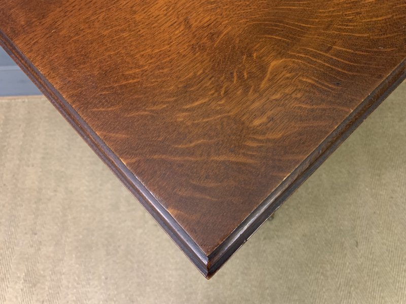 Large Sized 3 Tier Oak Revolving Bookcase - Image 7